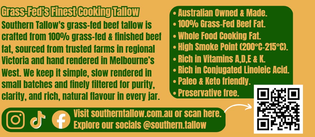 100% Grass-Fed Beef Tallow